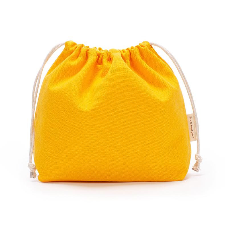 1PCS Color Drawstring Pouches Portable Gift Blank Bags For DIY Cotton Hemp Bags Jewelry Display Packaging Storage