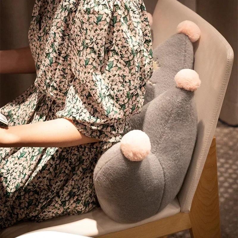 Crown Shape Pillow Office Lunch Rest Pillow Plush Fabric Detachable Washable Cushion Multi Functional Reading Headrest