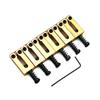 6 10.5MM String Spaces Solid Brass Electric Guitar Bridge Code Code Pull Code String Saddle for Fender