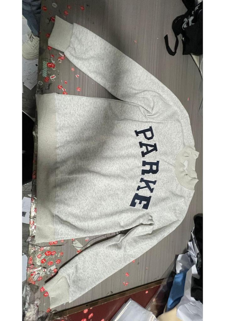 2026 PARKE Unisex Cotton Embroidered Hoodie - Versatile Slim-Fit Long Sleeve