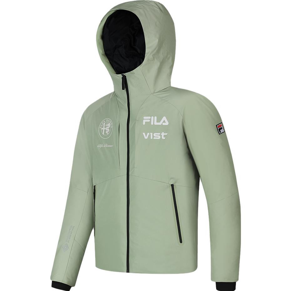 

FILA 2023 Зимняя новая куртка-пуховик ветрозащитная лыжная куртка мужская верхняя одежда жемчужно-зеленая A11M346904F-TQ XXXL