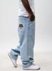 Jigga Wear Nya Konturer Herr Super Vidbyxade Jeans Ljusblå M