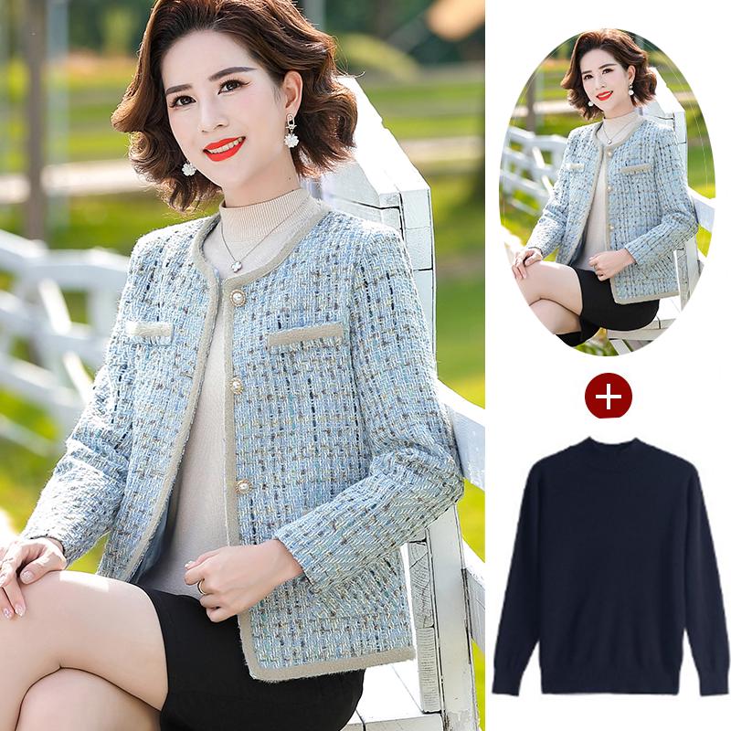 Hengyuanxiang Herbst 2025 Stilvolle Jacke für Frauen mittleren und höheren Alters