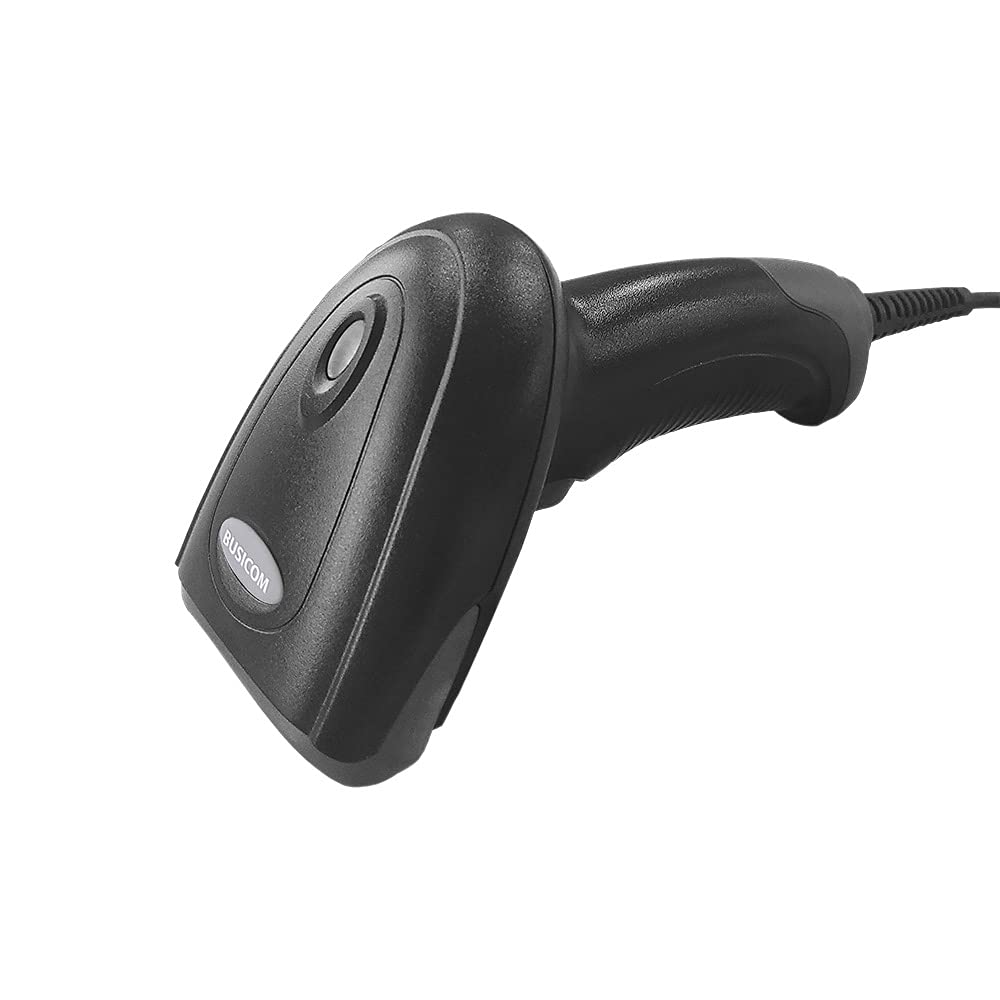 Busicom Antibacterial Long-Range (Sensitive Reading) CCD Barcode Reader, USB Type-C, Black, BC-NL1100U2-B-C