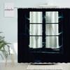 Horror Hand Schatten Fensteransicht Duschvorhang Fröhliches Halloween Feiertag Badezimmer Wanddeko Mit Haken Wasserdichter Polyester Bildschirm