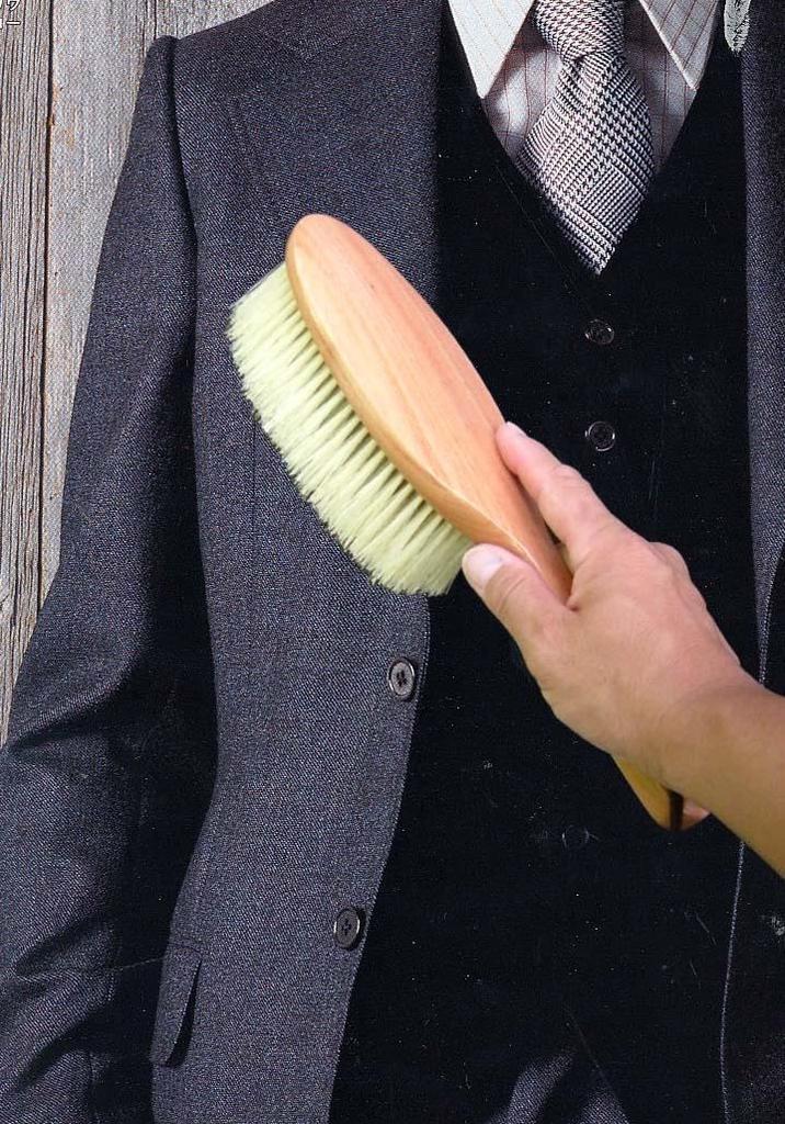 Ikemoto Brush Clothes Brush IKMT Fiber Blend and Natural Bristle Clothes x 25 Made in Japan / (Ikemoto) Anti-Static Brush, 6.7 cm, IKC3422,