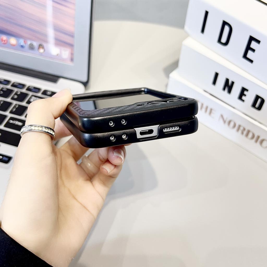 For Samsung Galaxy Z Flip7 FE 5G/Z Flip6 5G Case Ring Holder Hard PC Protective Phone Cover