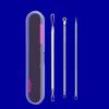 Stainless Steel Blackhead Remover Tool - Needle & Clip for Acne and Makeup.