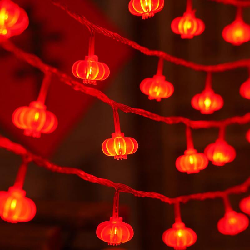 Auspicious Gold Jade Theme USB LED String Lights