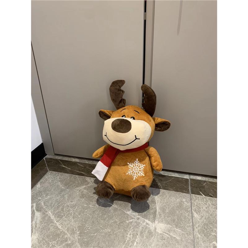 

Праздничная плюшевая подушка-плед «Олень» - Серия «Желейное рождественское дерево» Includes blue dust bag without logo