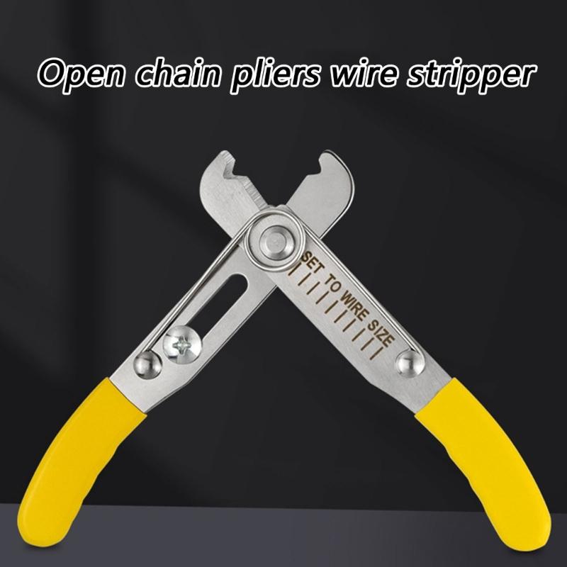 Abisolierwerkzeug Edelstahl Schneidkanten Multifunktional Für Ketteneinstellung Und Elektrische Verkabelung