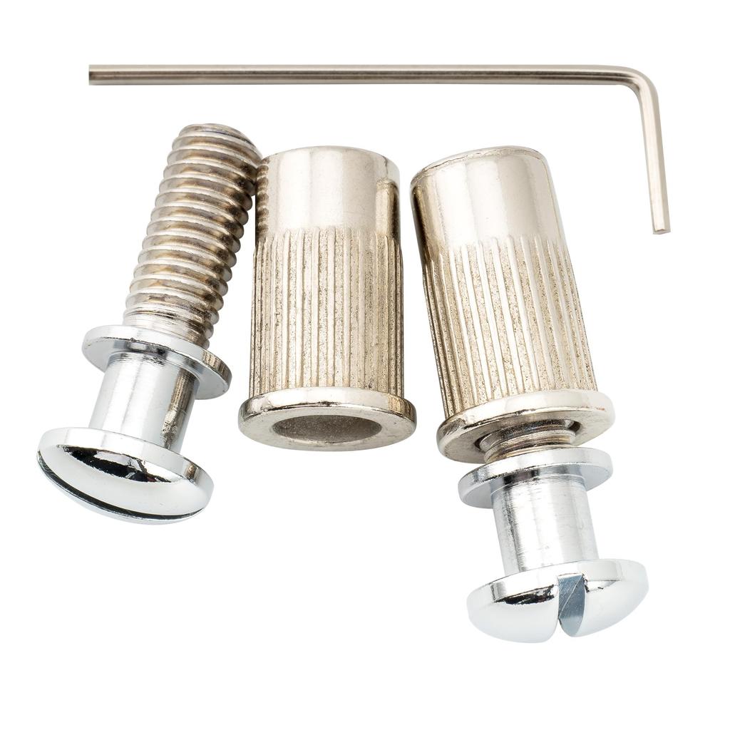 Wilkinson WOGT2 10.4mm Wraparound Bridge Tailpiece for USA Les Paul, Epiphone, and SG Electric Guitars, Chrome