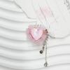 Color-Changing Heart Flower Crown Bead Phone & Bag Chain Accessory