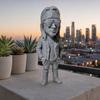 Simulated Music Singer Figurine, 3D Printed Retro Rock Character Model with Turban Sunglasses Design, Desktop Decoration for Study Room, Gaming Desk