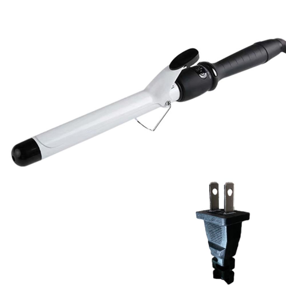 28mm Barrel Electric Curling Iron Plastic Casing Anti Scalding Curling Wand 360 Degree Rotation Top Insulation