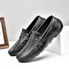 Genuine Leather Men Casual Shoes Soft Moccasins Men's Flats Fashion Brand Men Loafers Breathable Driving Shoes