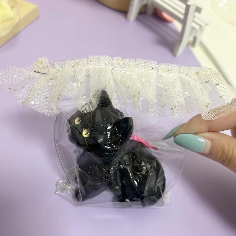 

Animation Kawaii Plush Animal Plush Bunny Cat Gentle Recovery Fingertip Fidgety Toy Girl Squishy Birthday Gift Persian Cat Kids Pet
