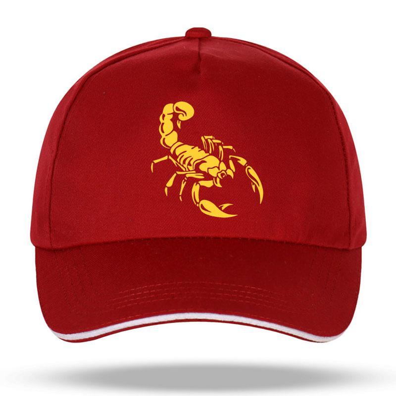 New Unisex Women Fashion Scorpion Baseball Caps for Hip Hop Cotton Trucker Cap Bone Dad Hats