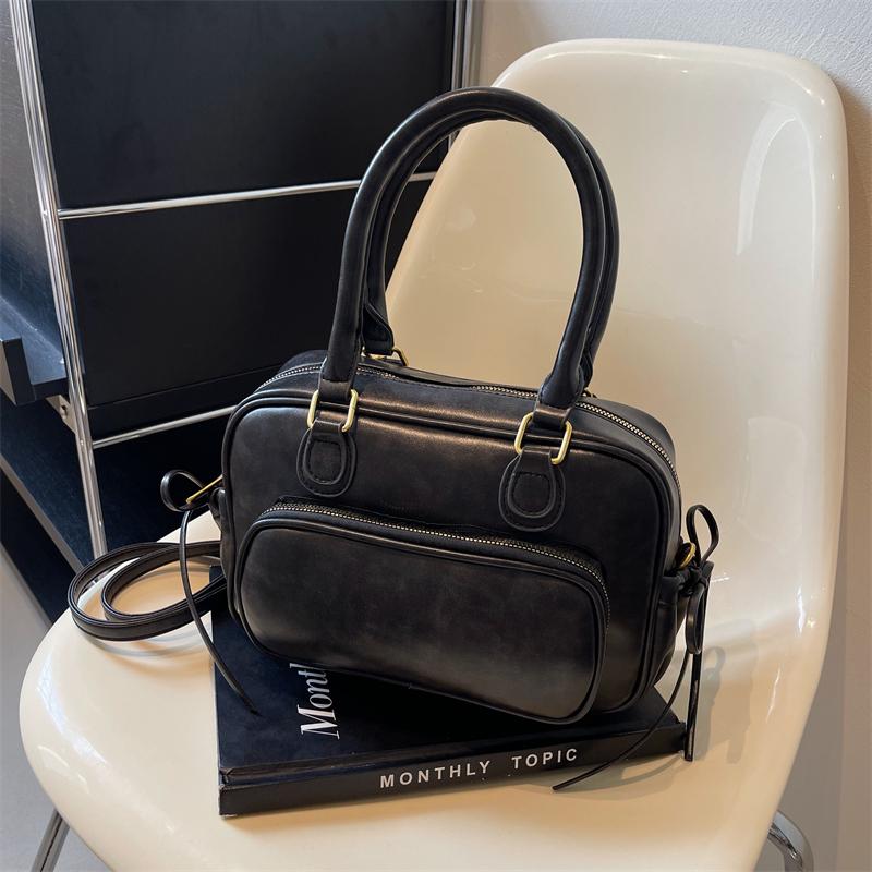 Düz kare PU omuz ve çapraz askılı çantalar üç kullanım özel tasarım lüks sırt çantaları