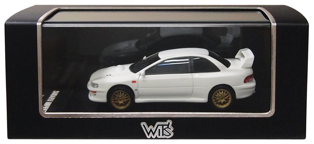 IMPREZA 22B STi Version White Finished product WIT'S 1/43 (fictional color)