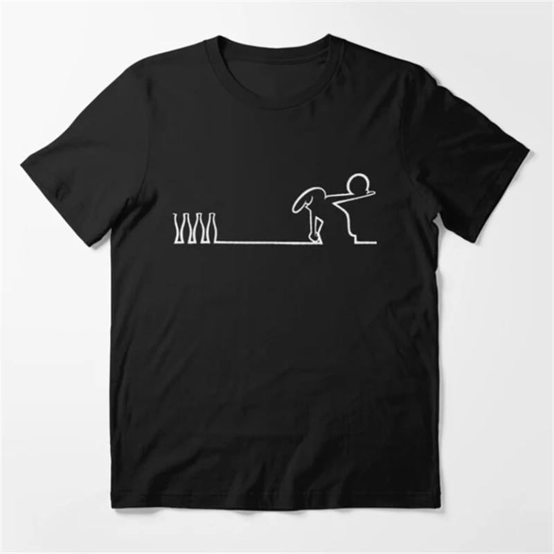 La Linea The Line Osvaldo Cavandoli TV pure cotton T-shirt Street T-shirt Round-neck casual top Camisetas