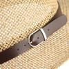 Fashion Summer Straw Paper Fedora Hat for Women Men Sun Visor Breathable Panama Hat Jazz Cap