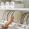 1 Pacote Rack de Armário de Plástico Prato e Rack de Armazenamento de Pratos Rack para Tigelas e Copos Rack de Armazenamento Multifuncional Rack para Utensílios de Cozinha