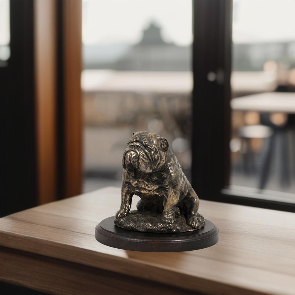 Bulldog II - Dog Statue, Figurine for Office, Trophy for Dog Show by Art-Dog Brand