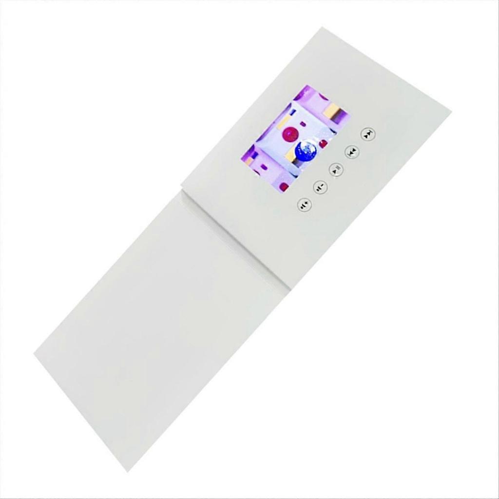 Video Greeting Card Video Brochure with LCD Screen LCD HD E-Card