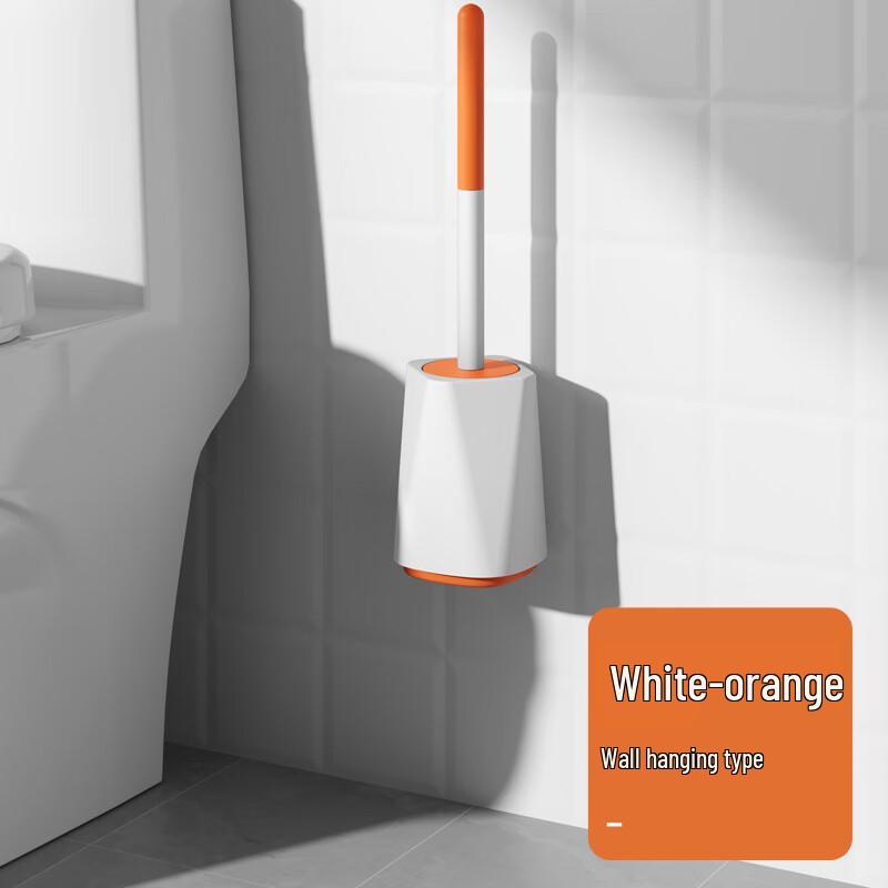 Wall-Mounted Long Handle Toilet Brush