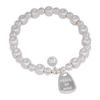 Korean Style Exquisite Matte Beaded Bracelet – Irregular Women's Elastic Jewelry Gift for Bestie (2023 New)