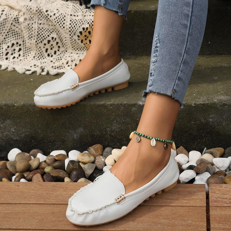 Fashion 2024 Spring and Autumn Women's Casual Flat Loafers Shoes Fashion Non-slip Soft Flat Shoes