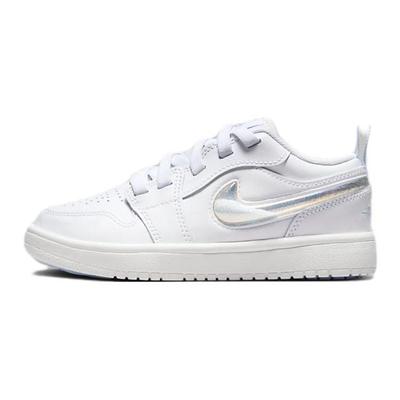 Air 1 Low ALT SE PS Brokatowy Swoosh Buty Dziecięce Niebieski Niebieska poświata Summit-White FQ9113-100