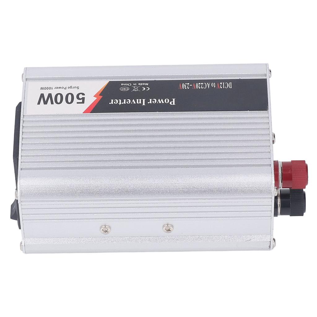 Car Power Inverter 500W DC 12V To AC 220‑230V with 5V USB Output Sine Wave Converter