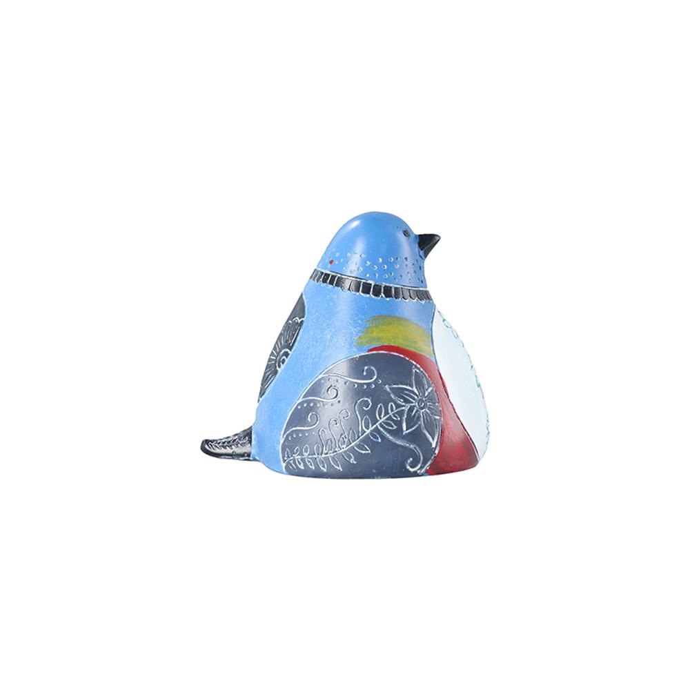 

Garden Patio Decor Bell Hand Painted Bird Car Pendant Hanging Ornaments Resin Craft Wind Chime