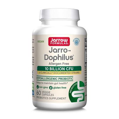 Vegan Jarro-Dophilus Allergen Free Hypoallergenic Probiotic 10 Billion CFU, 60 Veggie Capsules
