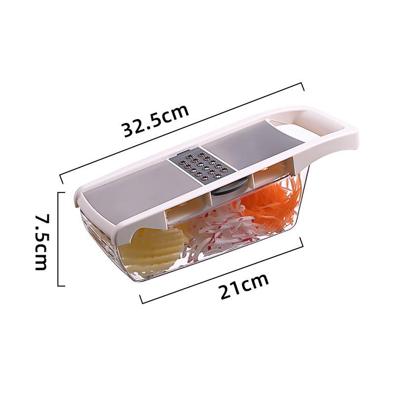 Manual Kitchen Vegetable and Potato Cutter with Drain Basket