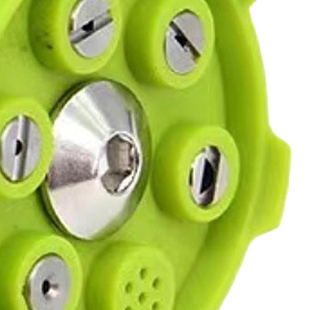 6 in 1 Hochdruckdüse 3000psi Einstellbare Hochdruckreiniger-Sprühdüse mit 1/4 Zoll Schnellanschluss für