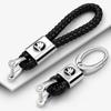 MIII6 Metal/Leather Car Styling Keychain For Skoda Octavia A5 A7 RS Fabia Superb Rapid Kodiaq Karoq Key Chain Rings Accessories