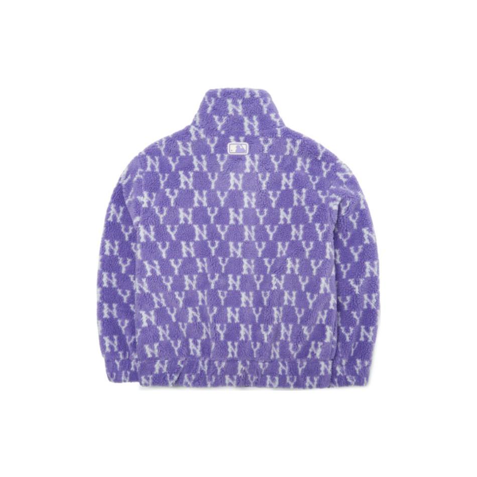 New MLB New York Yankees Velvet Jackets Unisex Purple 3AFDM0126-50LDS