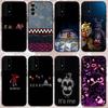 Five-Nights At F-Freddys Telefontok Samsung Galaxy A73,31,32,72,41,53,52,71,22,5G,Note,J7,8,9 Modellekhez, Puha Fekete Hátlap