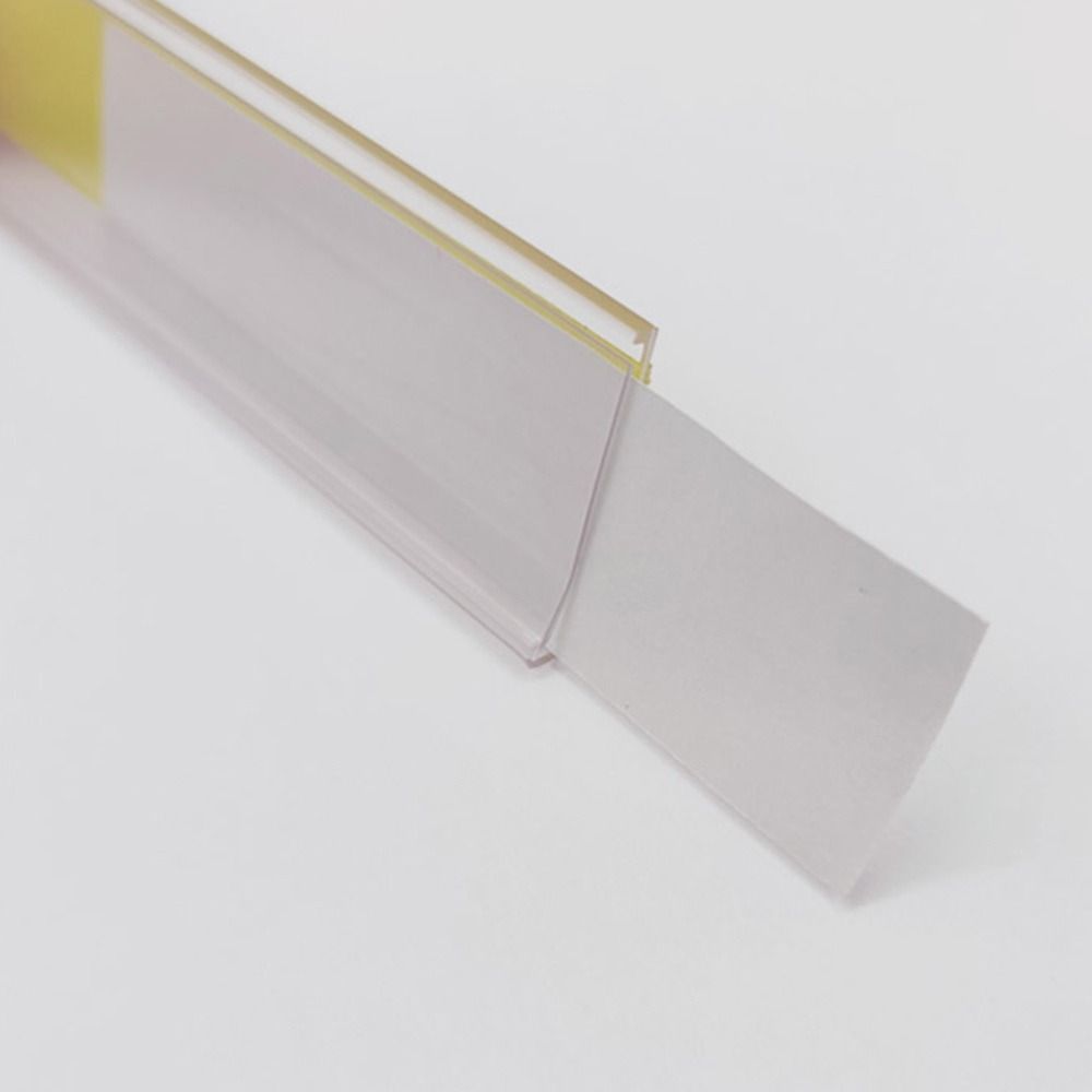 10pcs PVC Material Self-adhesive Shelf Label Transparent Classification Label  Retail Display