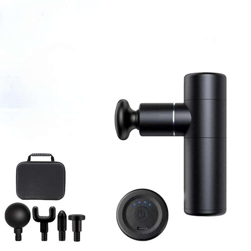 Mini Fascial Gun Damski inteligentny elektryczny cichy aluminiowy stop profesjonalny relaksujący masażer dolnej części pleców
