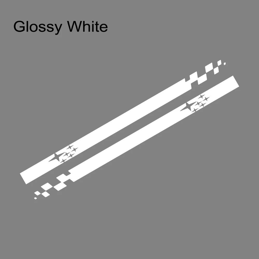 2 teile/los Auto Tür Side Stripes Rock Aufkleber Aufkleber Für Subaru Impreza WRX STI GDB GVB 2018 2009 2008 2014 2002 2015 zubehör