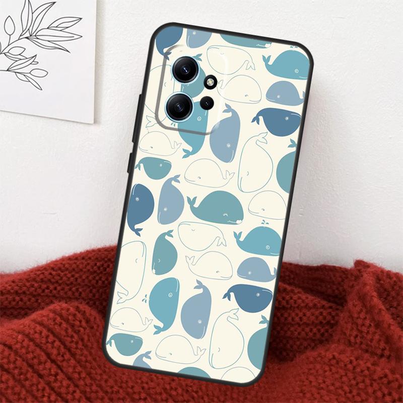 Baby Whale Case For Xiaomi Redmi Note 14 13 10 11 12 15 Pro Plus Cover For Redmi 15 14C 12C 10C 13C 15C