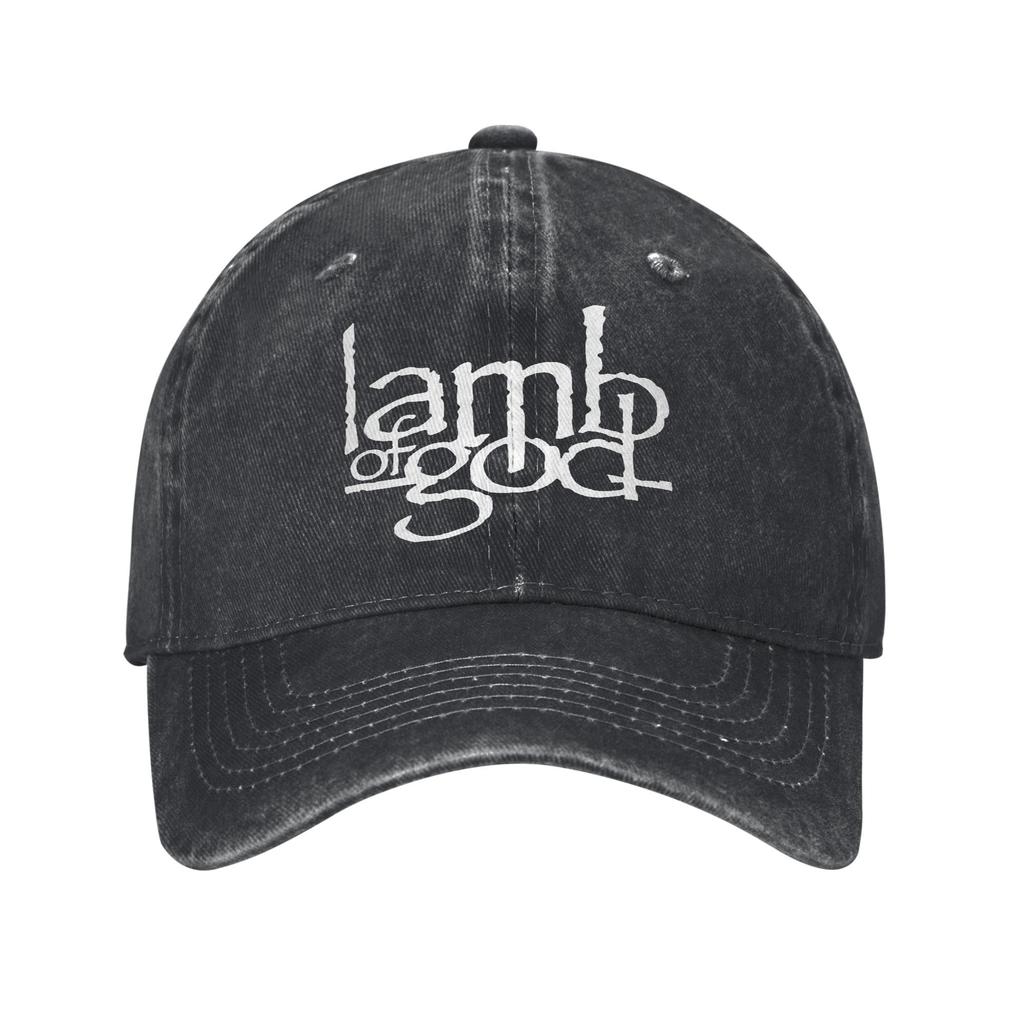 Lamb Of God Band Logo Baseball Cap Accessories For Unisex Music Fans Adjustable Trucker Hat