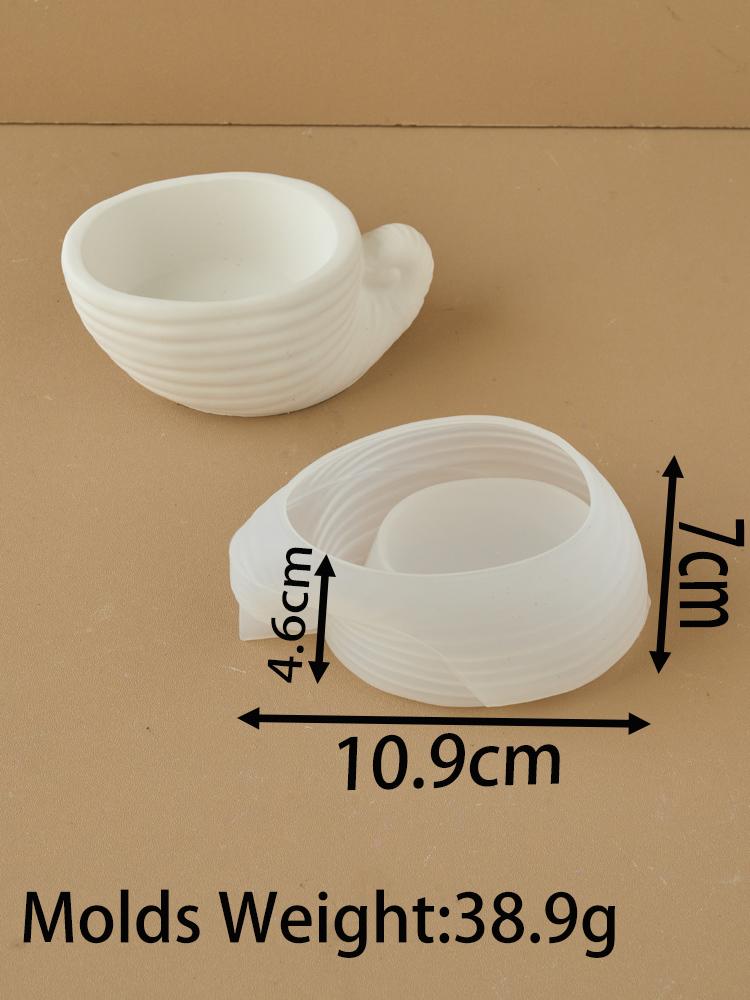 

Ракушка Свечной стакан Силиконовая форма Сделай сам Суккулентный цветочный горшок Гипсовые цементные формы Коробка для хранения ювелирных изделий Изготовление изделий из смолы Домашний декор