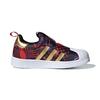 Adidas Originals SUPERSTAR 360 C Leather Abrasion Resistant Low top Skateboard Shoes Dark Blue Orange GZ7346