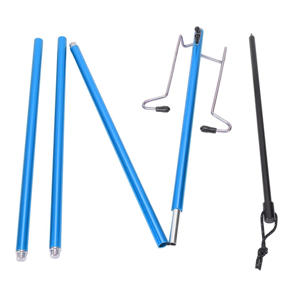 Campinglaternenständer Tragbar Leicht Outdoor Camping Aluminiumlegierung Lampenstange Lichthängend