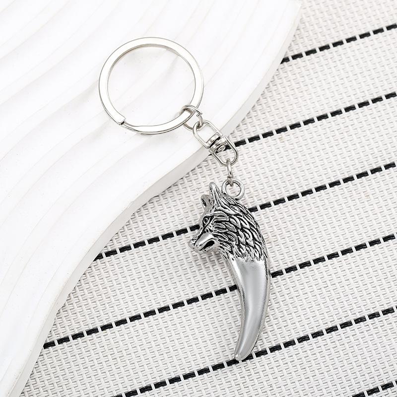 Gold Silver Black White Splicing Cat Stainless Steel Keychain Cute Cartoon Design Fashion Couple Pendant Practical Backpack Decoration